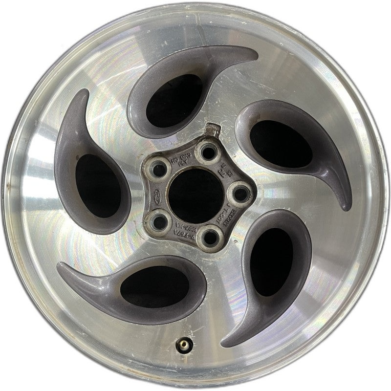 15″ MOUNTAINEER 97 15×7 aluminum 5 ovals charcoal Original OEM Wheel Rim