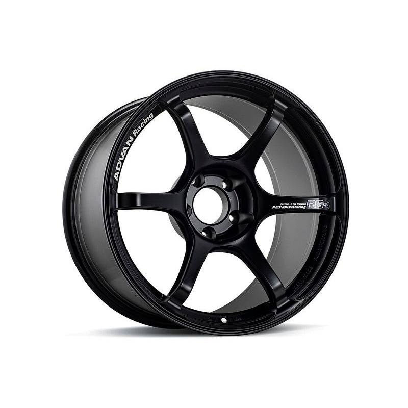 Advan RG-4 18×8 +45 5-120 Semi Gloss Black Wheel