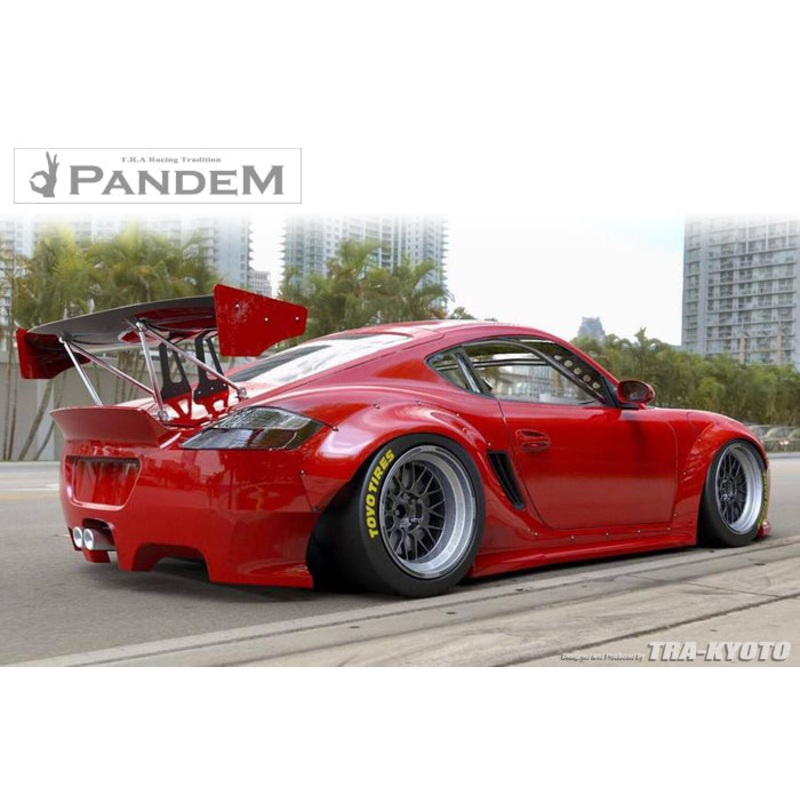 GReddy Pandem RB V2 Rear Over-Fenders | 2009-2012 Porsche Cayman (17090526)