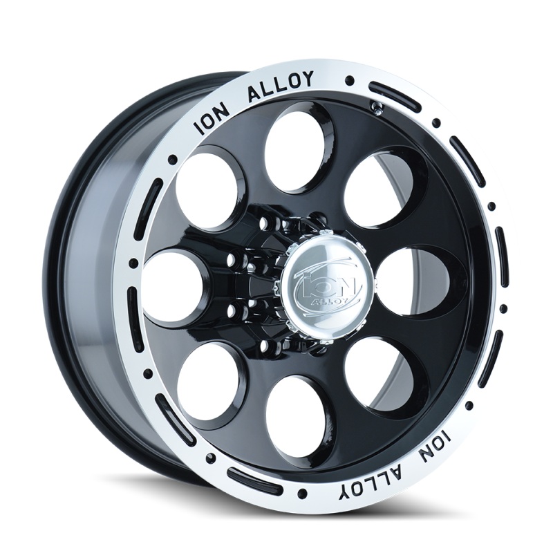 ION Type 174 16×10 / 5×135 BP / -38mm Offset / 87mm Hub Black/Machined Wheel