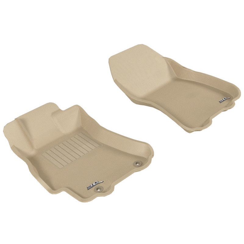 3D MAXpider 2010-2014 Legacy/Outback Kagu 1st Row Floormat – Tan | L1SB00411502