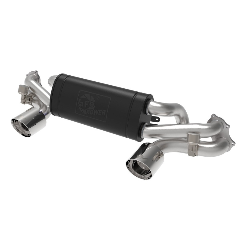 AFE Power Mach Force-XP Stainless Steel Cat-Back Exhaust System 20202023 Porsche Cayman GT4