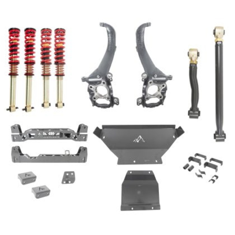 Beltech 4-7.5″ Lift Kit Inc. Front and Rear Trail Performance Coilovers