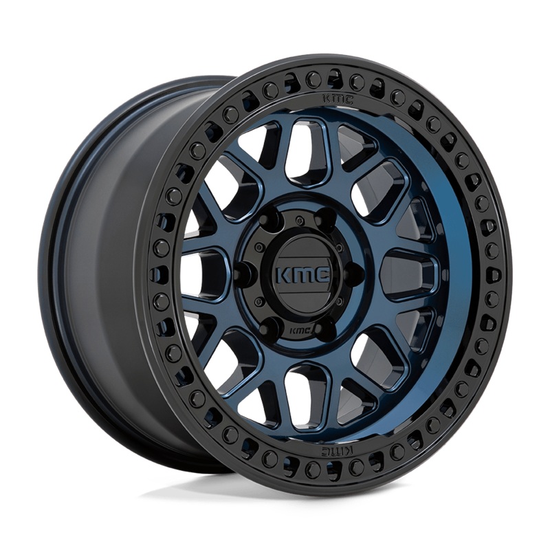 KMC Wheels KM549 GRS 17″ 8×165.1 Midnight Blue With Gloss Black Lip