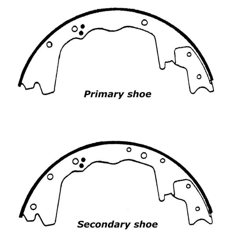 Porterfield Brake Shoes for 1997 FORD F350 1 Ton 2WD DRW  3 1/2 Rear Shoe