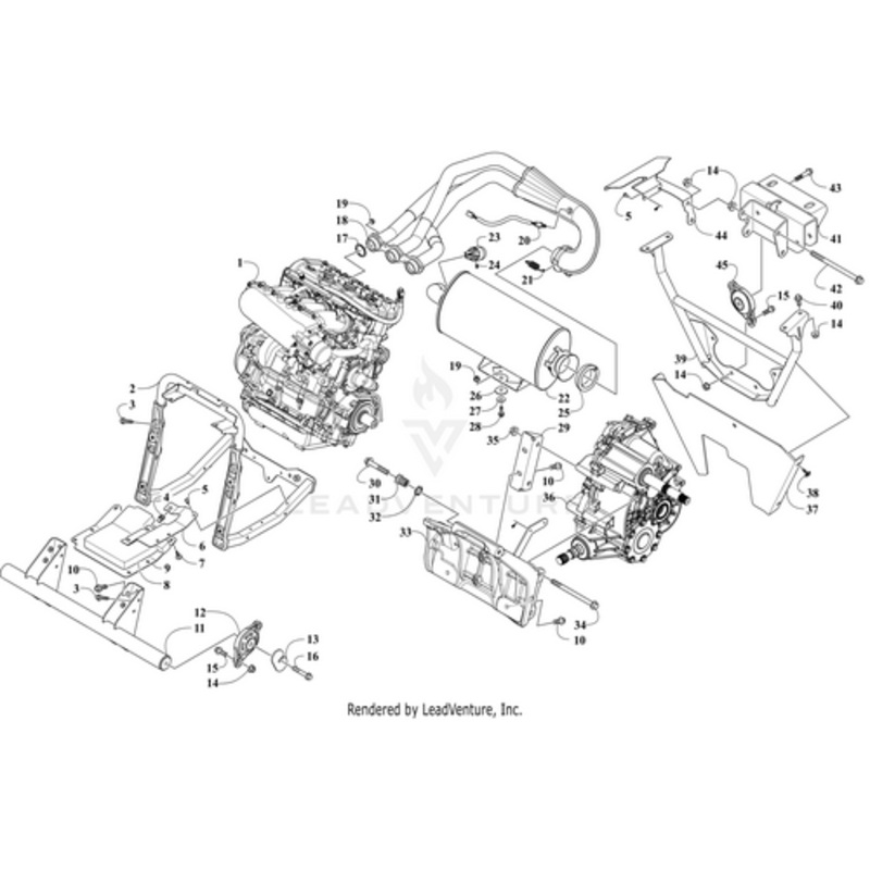 Rear Transaxle by Arctic Cat