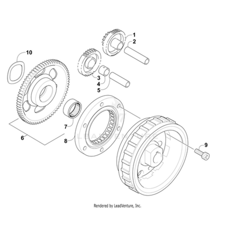 Starter Gear Idler-27T-No.2 by Arctic Cat