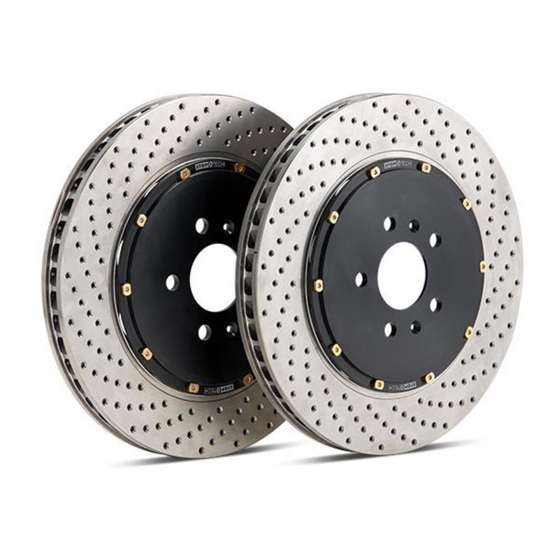 StopTech Drilled AeroRotors – Front Pair | Multiple Fitments (81.488.9921)
