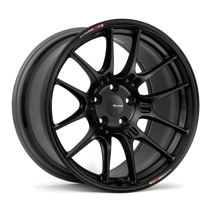 18×9.5 Enkei Racing GTC02 Honda Civic Type R FK8 Fitment Matte Black (5×120)