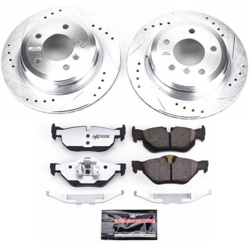 PowerStop Power Stop 07-10 BMW 328i Rear Z26 Street Warrior Brake Kit
