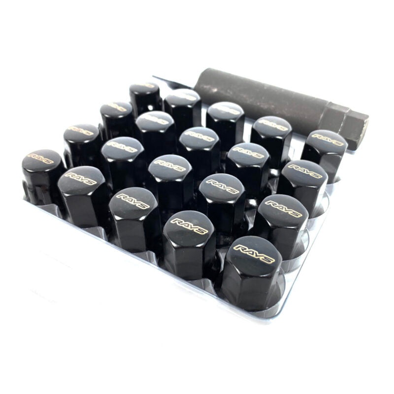 Rays 17 HEX L31 Lock and Nut Set 12 X 1.50- Black