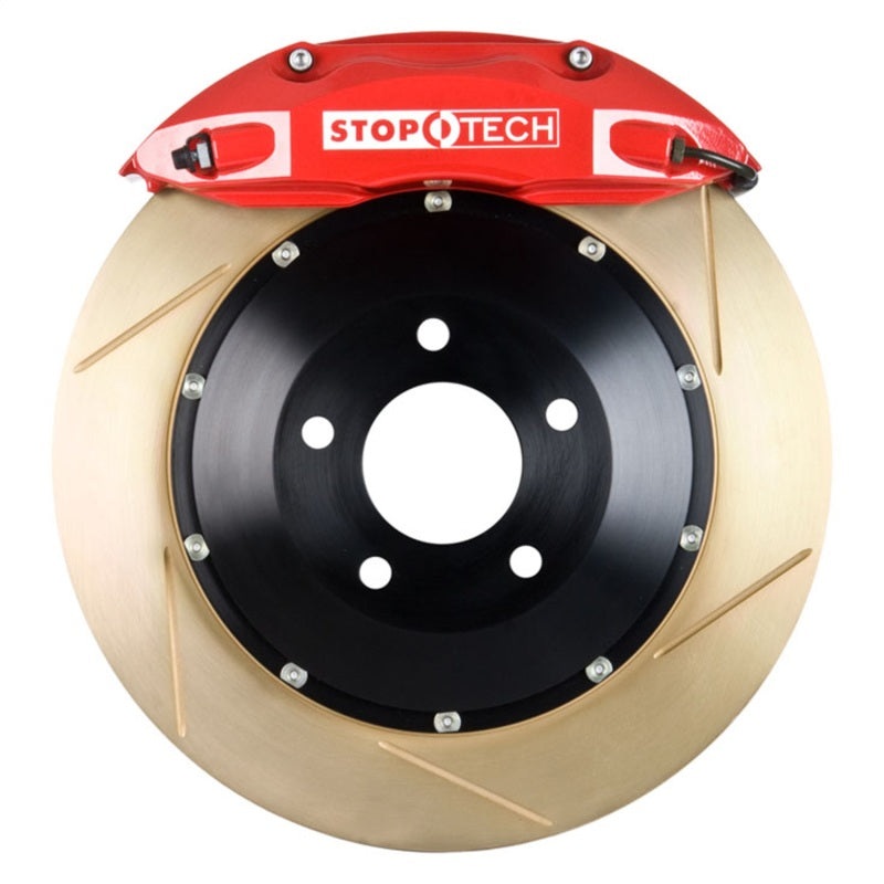 StopTech BBK 01-07 BMW M3 (E46) Front ST-40 Red Caliper Zinc Slotted 355×32 Rotors