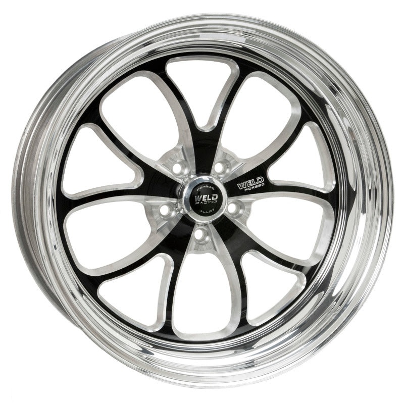 Weld S76 20×7 / 5x120mm BP / 2.8in. BS Black Wheel (High Pad) – Non-Beadlock
