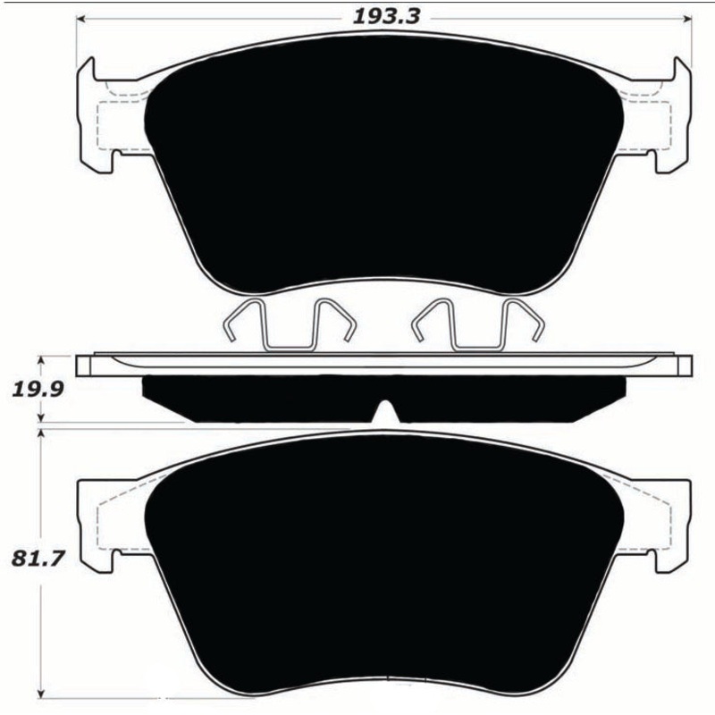Porterfield Brake Pads for 2012 BENTLEY CONTINENTAL