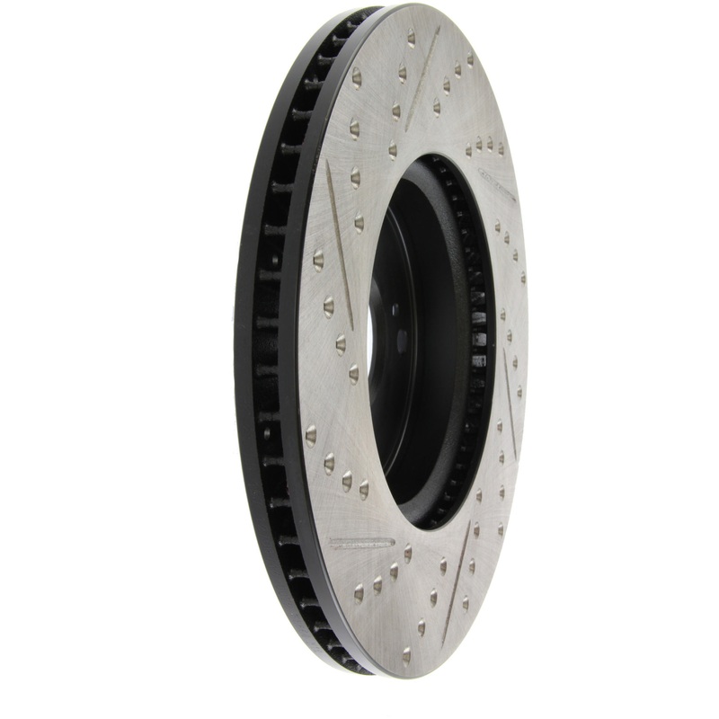 StopTech Slotted & Drilled Sport Brake Rotor Front Left 13 Honda Accord Sport