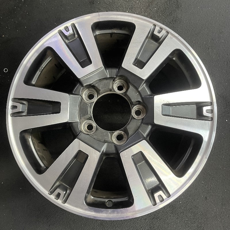 20″ TUNDRA 18-21 20×8 alloy 6 spoke exposed lug nuts gray inlay Original OEM Wheel Rim