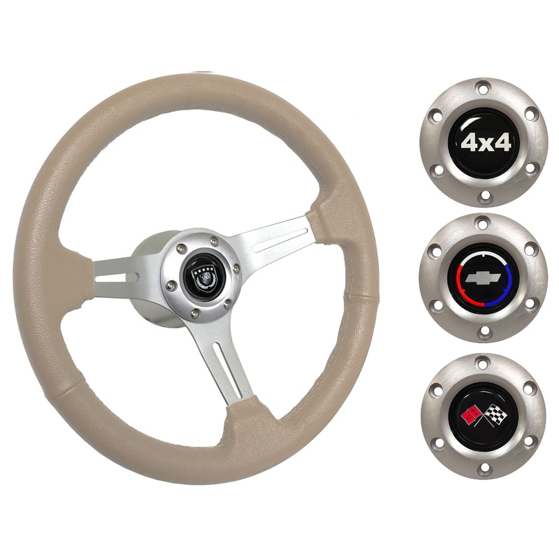 1974-94 Chevy Truck, GMC Steering Wheel Kit | Tan Leather | ST3014TAN
