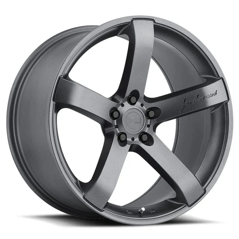 MRR VP5 18″ 5×100/5×120.7 Matte Gun Metal Graphite