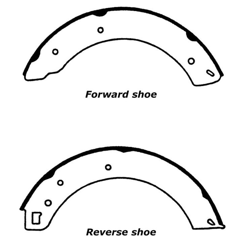 Porterfield Brake Shoes for 1980 LOTUS ELITE