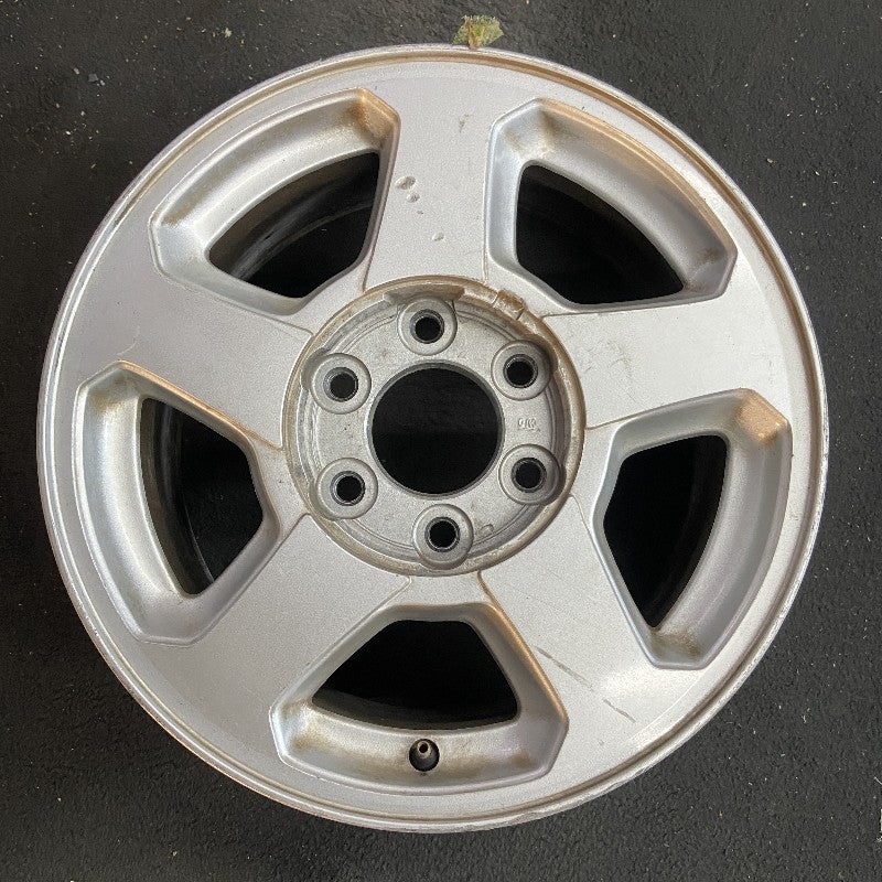 16″ TRAILBLAZER 02-03 16×7 aluminum 5 spoke opt QC4 LS flat face pockets Original OEM Wheel Rim