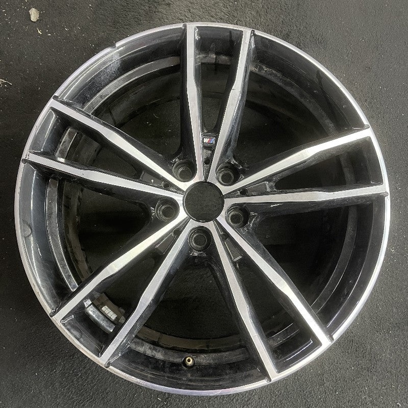 19″ BMW 230i 22 19×8.5 5 spoke double spoke machined face Original OEM Wheel Rim