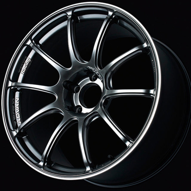 Advan RZII Wheel – 18×9.0 +29 | 5×112 | Racing Hyper Black & Ring