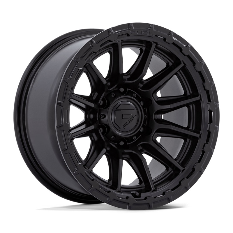 Fuel Wheels FC866 Piston 17″ 6×139.7 Blackout W/ Gloss Black Lip