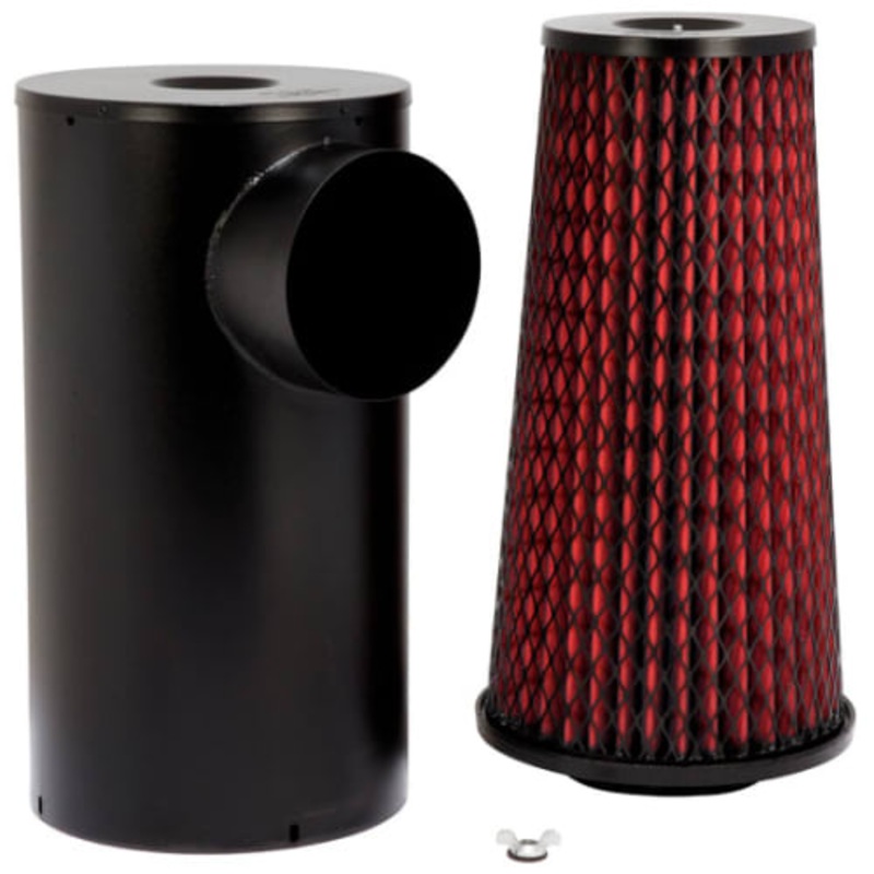 K&N 9-3/4in D 18-7/8in – HDT Replacement Canister w/ Air Filter (38-2006S)