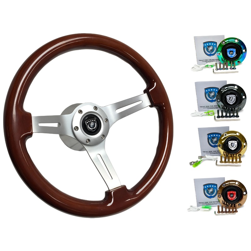 1987 BMW 6 Series Steering Wheel Kit | Mahogany Wood | ST3027S