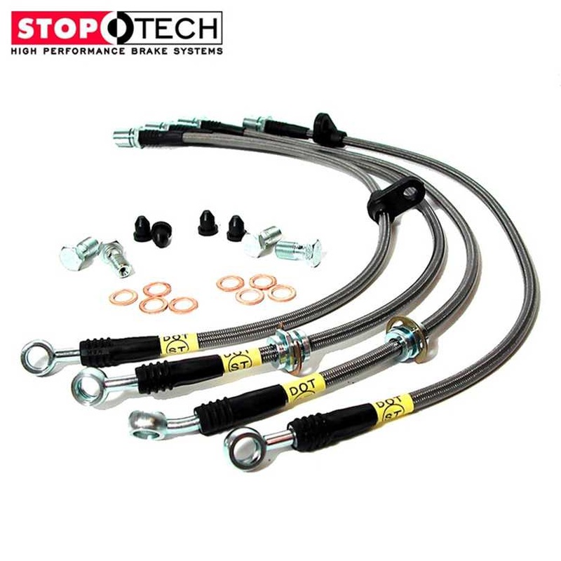 StopTech 08-13 BMW M3 (E9X) Stainless Steel Rear Brake Lines
