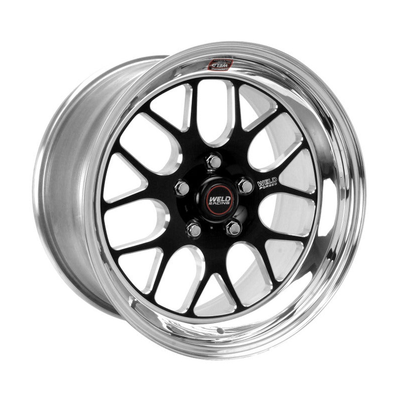 Weld S77 17×10 / 5×4.5 BP / 7.8in. BS Black Wheel (Medium Pad) – Non-Beadlock