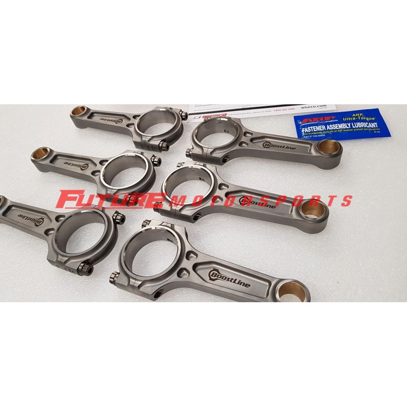 Boostline BMW S54B32 Connecting Rod Set, 139.00 mm Length ARP2000 BOLTS