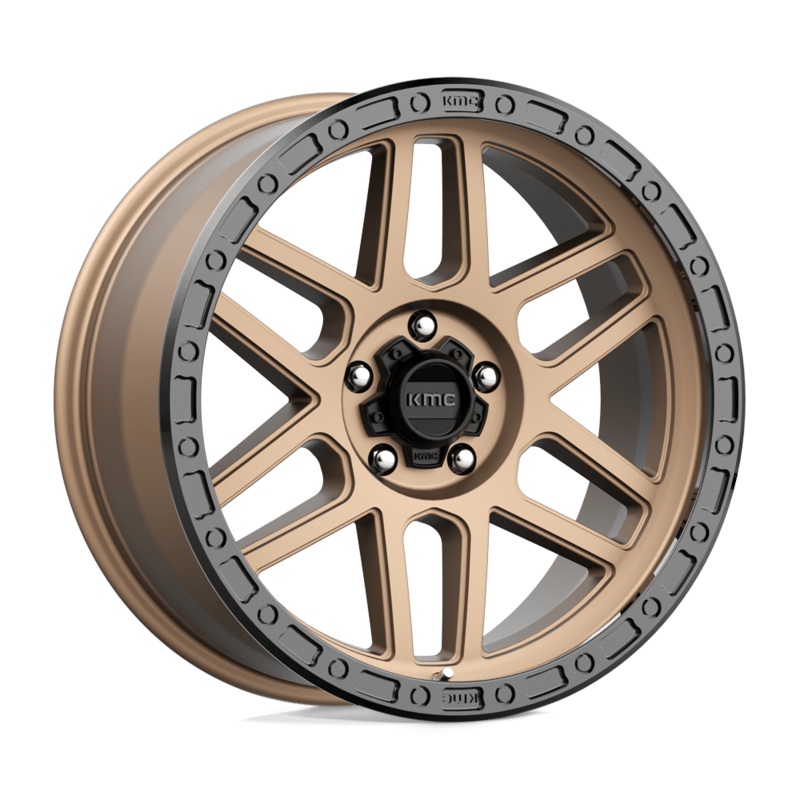 KMC Wheels KM544 Mesa 17″ 5×150 Matte Bronze With Black Lip