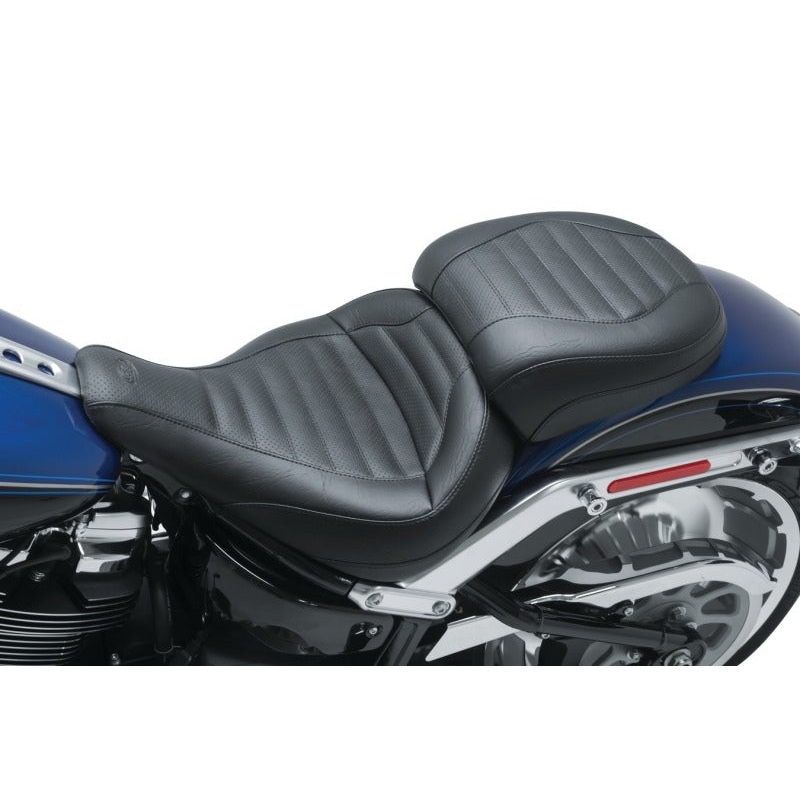 Mustang 18-23 Harley Fat Boy Standard Touring Passenger Seat – Black