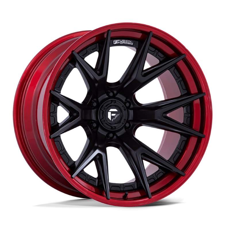 24×12 Fuel Catalyst Matte Black w/ Candy Red Lip