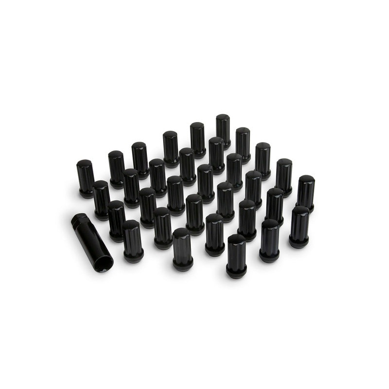 ICON Alloys Lug Nut Kit Black – 14×1.5 – 32 Lug Nuts w/ Key