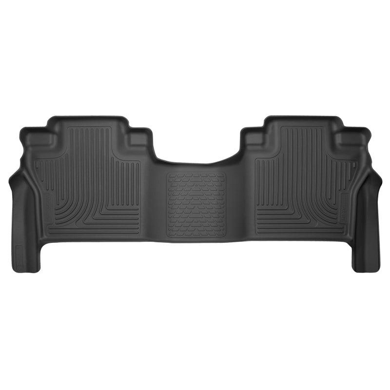 Husky Liners 2016 Nissan Titan XD Crew Cab WeatherBeater 2nd Row Black Floor Liners