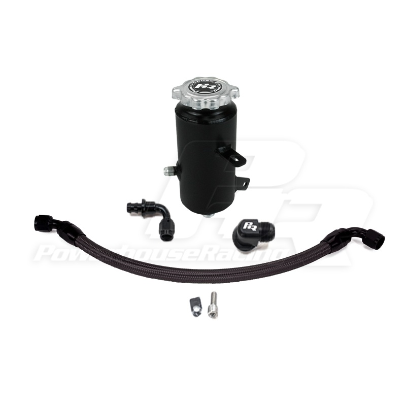PHR Economy Power Steering Resevoir Kit – Black braided lines