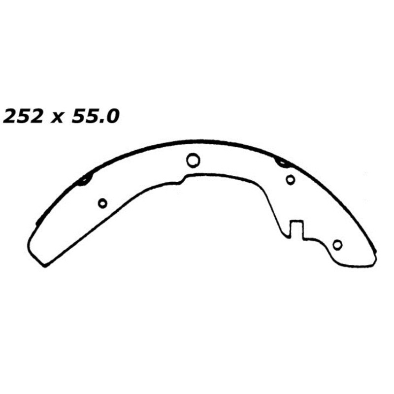 Porterfield Brake Shoes for 1981 VOLKSWAGEN TRANSPORTER