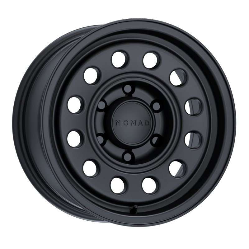 Nomad N501SB Convoy 17×8.5in / 6×139.7 BP / 0mm Offset / 106.1mm Bore – Satin Black Wheel