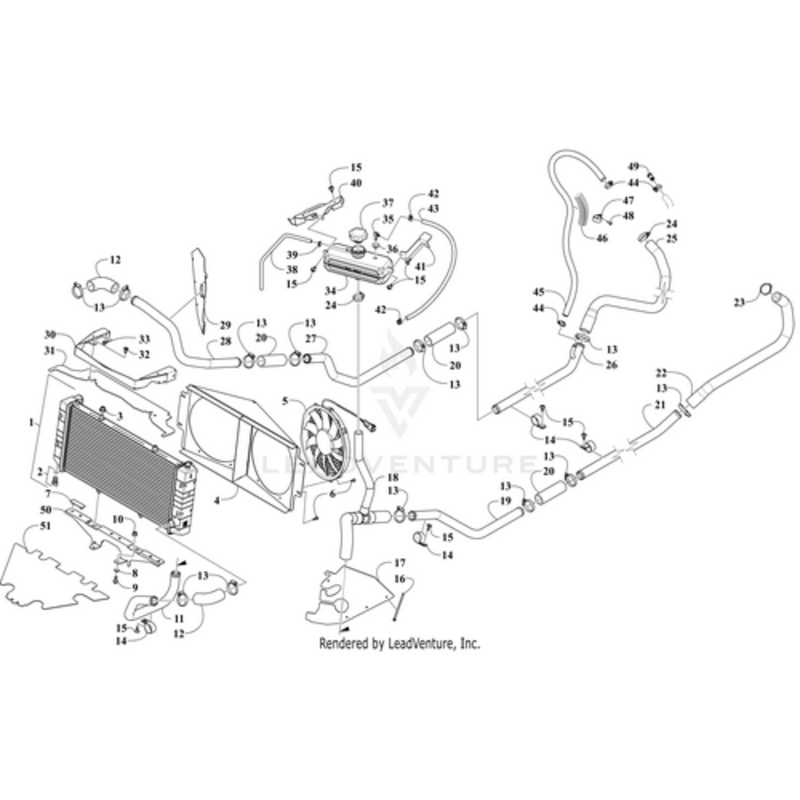 Overflow Tank (Inc. 35-36) by Arctic Cat
