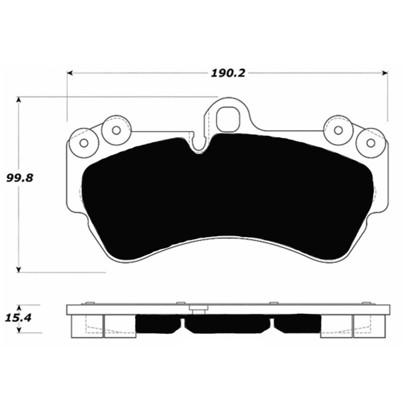 Porterfield Brake Pads for 2007 PORSCHE CAYENNE w/330mm Front Rotor