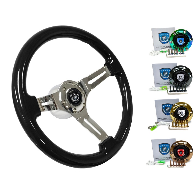 1986-90 BMW M3 Steering Wheel Kit | Black Ash Wood | ST3072