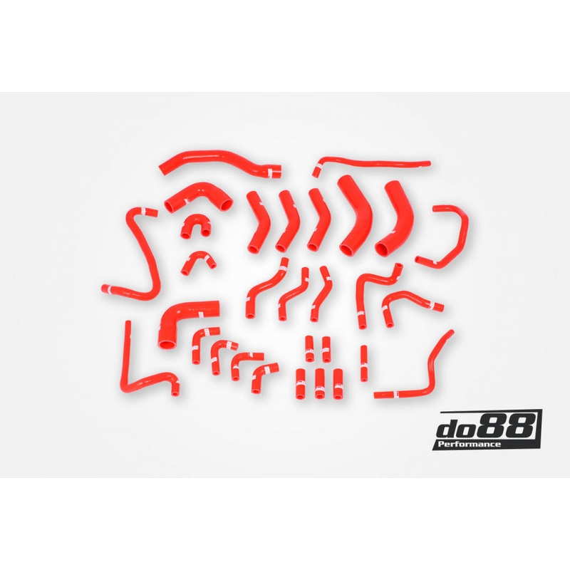 Audi RS6 C5 2002-2004 Vacuum hoses Red
