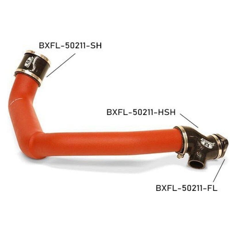 BLOX Racing 15-21 WRX Flange for 3in Turbo Inlet Hose Black