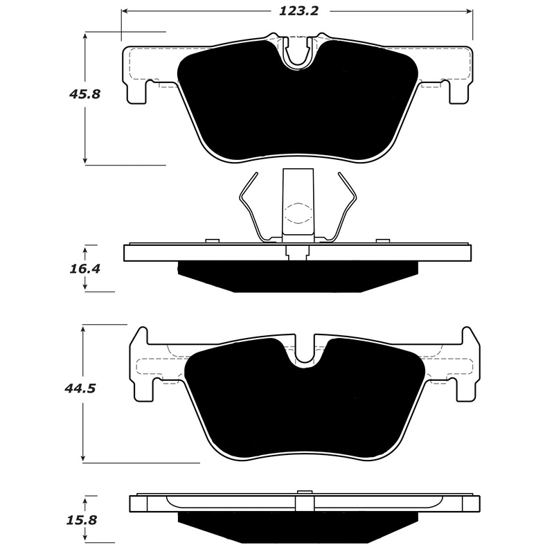 Porterfield Brake Pads for 2015 BMW 328i Sedan – M Sport Pkg