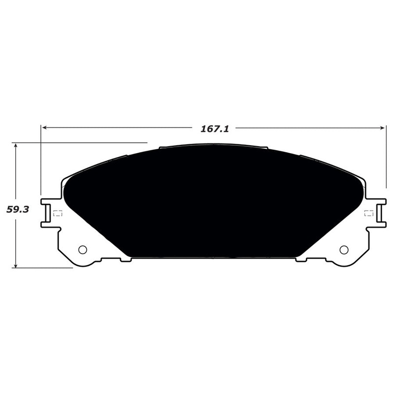 Porterfield Brake Pads for 2015 LEXUS NX200T/ NX300H