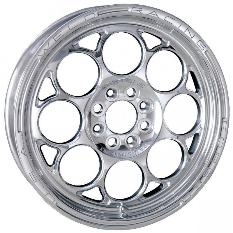 Weld Magnum Import 3-Piece 13×10 / 4x100mm BP / 5in. BS Polished Wheel – Non-Beadlock