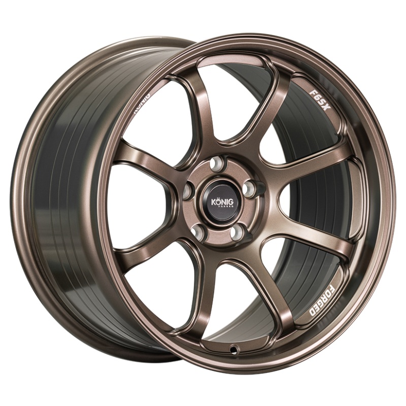 Konig Forged F6SX 17×9 4×100 ET45 Race Bronze Wheel (Knurled Bead)