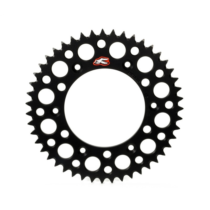 Renthal 91-22 Suzuki RM 125/250/ RMX250 RM-Z 250/450 Rear Grooved Sprocket – Black 520-50P Teeth